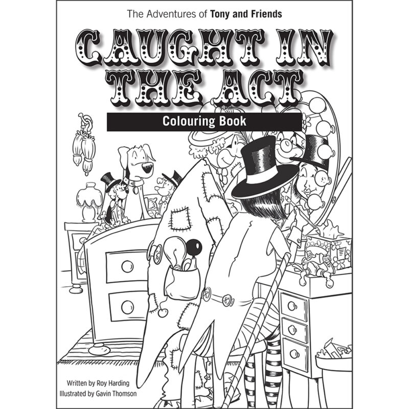 Caught in the Act - Colouring Book