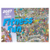 2027 Fitness Fun Desk Calendar