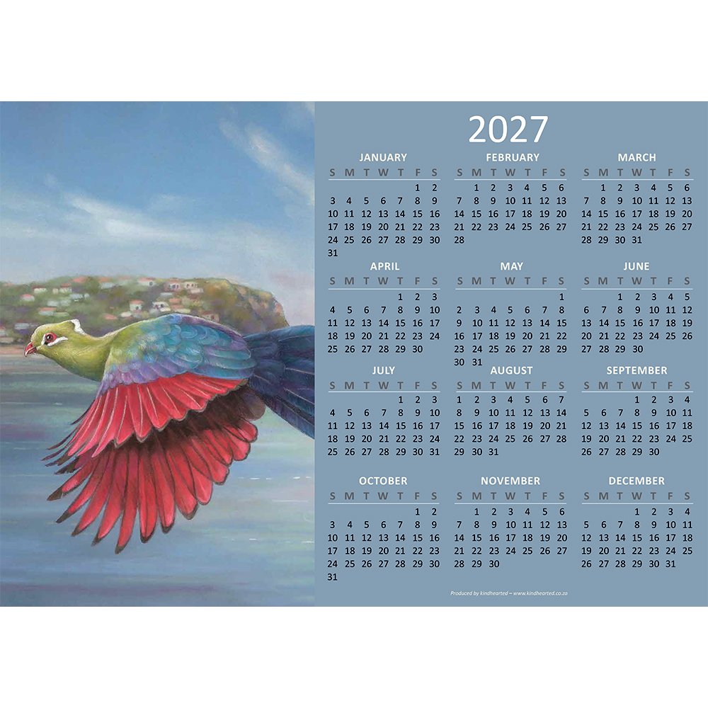 PDP 2027 Calendar Loerie PDP 2027 Calendar Loerie
