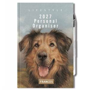 2027 Personal Organiser Diary - Dog Cover